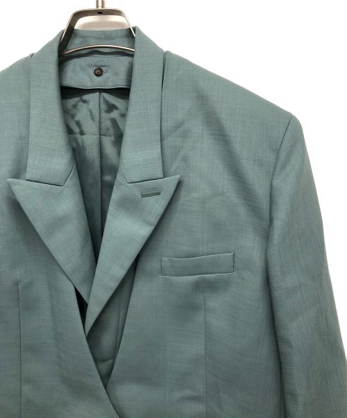 IRENE（アイレネ）IRENE (アイレネ) Attached Collar Jacket スカイブルー サイズ:36の古着・服飾アイテム