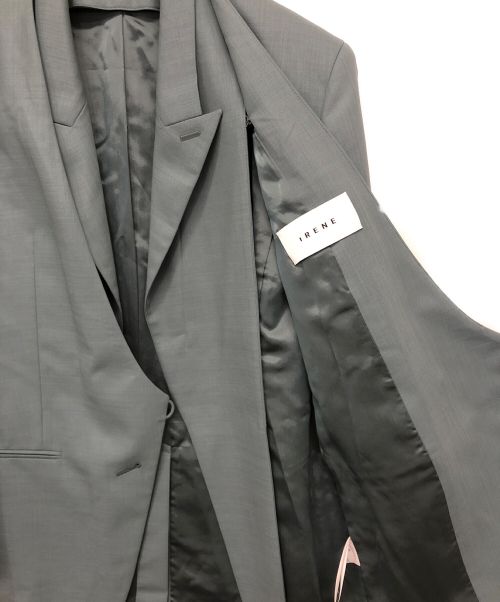 IRENE（アイレネ）IRENE (アイレネ) Attached Collar Jacket スカイブルー サイズ:36の古着・服飾アイテム