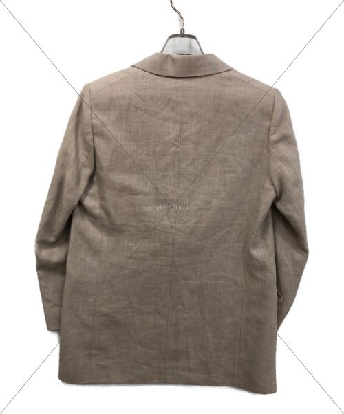 BACCA（バッカ）BACCA (バッカ) リネン混テーラードジャケット ベージュ サイズ:36の古着・服飾アイテム