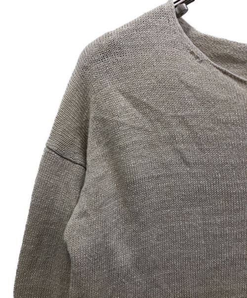 evam eva（エヴァムエヴァ）evam eva (エヴァムエヴァ) ニット ベージュ サイズ:表記無しの古着・服飾アイテム