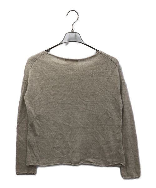 evam eva（エヴァムエヴァ）evam eva (エヴァムエヴァ) ニット ベージュ サイズ:表記無しの古着・服飾アイテム