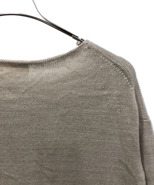 evam eva（エヴァムエヴァ）evam eva (エヴァムエヴァ) ニット ベージュ サイズ:表記無しの古着・服飾アイテム