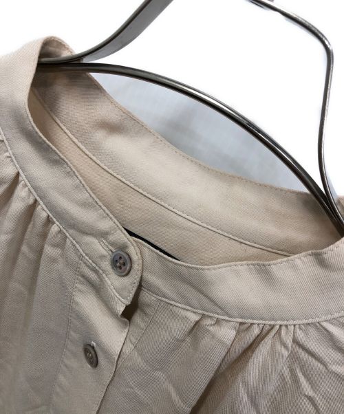 Ense（アンサ）Ense (アンサ) バックギャザーワンピース ベージュ サイズ:表記なしの古着・服飾アイテム