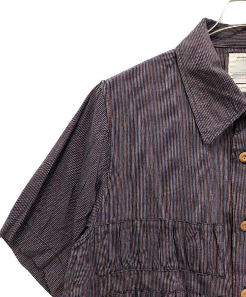 VISVIM（ビズビム）VISVIM (ビズビム) 半袖シャツ ブラウン サイズ:3の古着・服飾アイテム