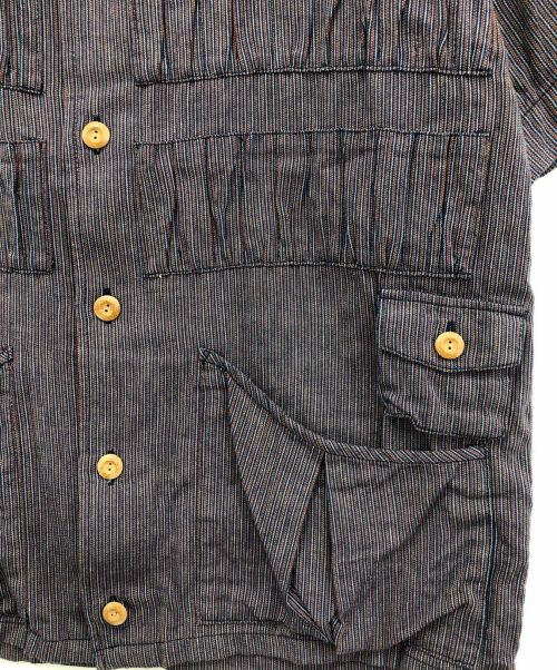 VISVIM（ビズビム）VISVIM (ビズビム) 半袖シャツ ブラウン サイズ:3の古着・服飾アイテム