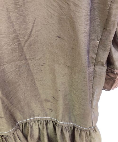 FEMMENT（ファモン）FEMMENT (ファモン) シアーシャツワンピース ブラウン サイズ:1の古着・服飾アイテム