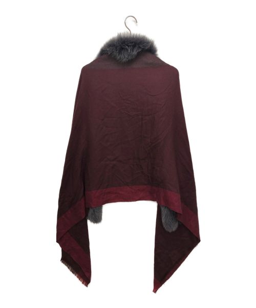 Christian Dior（クリスチャン ディオール）Christian Dior (クリスチャン ディオール) ショール レッドの古着・服飾アイテム