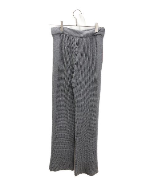 CINOH（チノ）CINOH (チノ) ニットパンツ グレー サイズ:36の古着・服飾アイテム