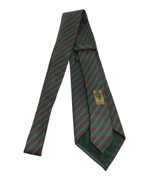 GUCCI（グッチ）GUCCI (グッチ) ネクタイ グリーン サイズ:　の古着・服飾アイテム