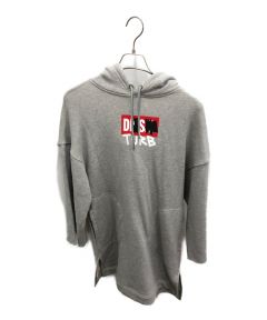 中古・古着通販】DIESEL (ディーゼル) パーカーワンピース グレー  