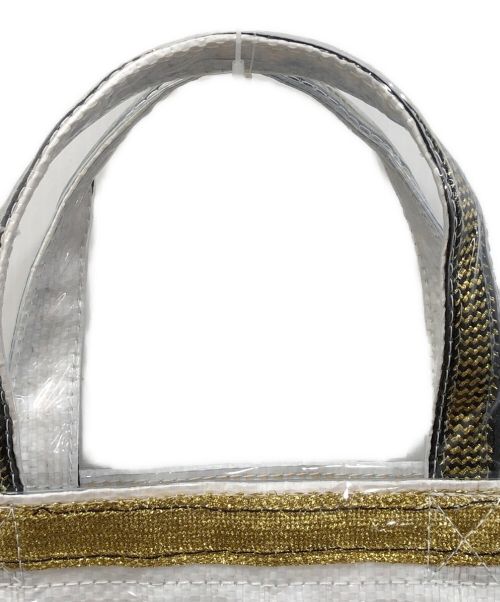 COMME des GARCONS（コムデギャルソン）COMME des GARCONS (コムデギャルソン) クリアバッグ ホワイト×ピンクの古着・服飾アイテム