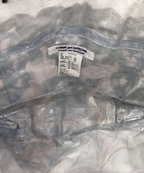 COMME des GARCONS（コムデギャルソン）COMME des GARCONS (コムデギャルソン) クリアバッグ ホワイト×ピンクの古着・服飾アイテム
