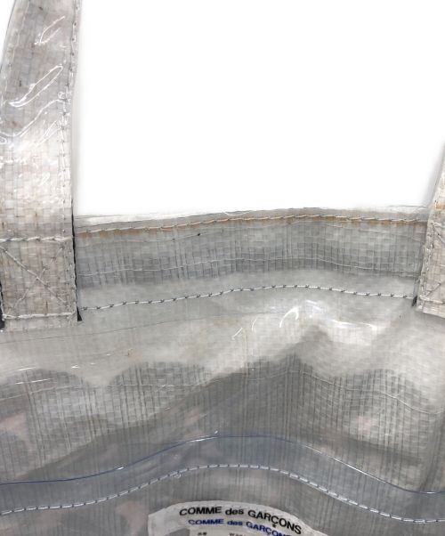 COMME des GARCONS（コムデギャルソン）COMME des GARCONS (コムデギャルソン) クリアバッグ ホワイト×ピンクの古着・服飾アイテム