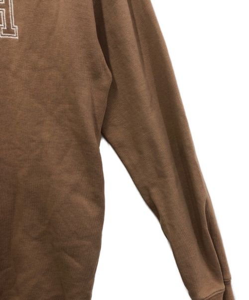 MSGM（エムエスジーエム）MSGM (エムエスジーエム) ハイネックスウェット ブラウン サイズ:XSの古着・服飾アイテム