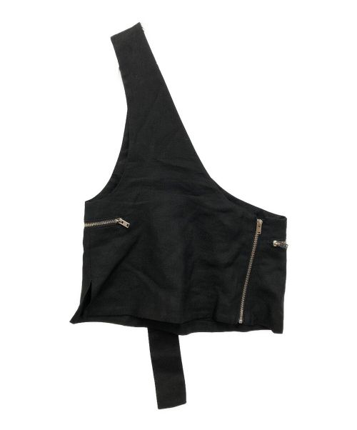 CINOH（チノ）CINOH (チノ) BODY BAG ベスト ブラック サイズ:Fの古着・服飾アイテム
