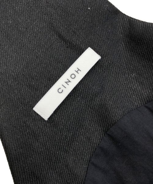 CINOH（チノ）CINOH (チノ) BODY BAG ベスト ブラック サイズ:Fの古着・服飾アイテム