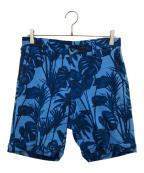 TATRASタトラス）の古着「ボタニカル柄ハーフパンツ」｜ブルー