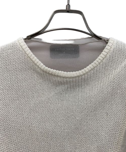 UNITED TOKYO（ユナイテッドトーキョー）UNITED TOKYO (ユナイテッドトーキョー) WASHI コンビニットビスチェ ホワイトの古着・服飾アイテム