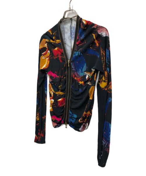 ICEBERG（アイスバーグ）ICEBERG (アイスバーグ) ジップカーディガン マルチカラー サイズ:46の古着・服飾アイテム