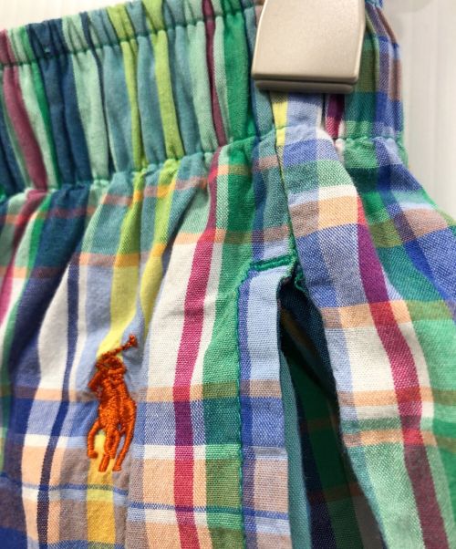 POLO RALPH LAUREN（ポロ・ラルフローレン）POLO RALPH LAUREN (ポロ・ラルフローレン) パジャマチェックパンツ イエロー サイズ:Mの古着・服飾アイテム