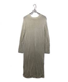 Donnah Mabel（ドナメイベル）の古着「シャイニーニットワンピース」｜ホワイト