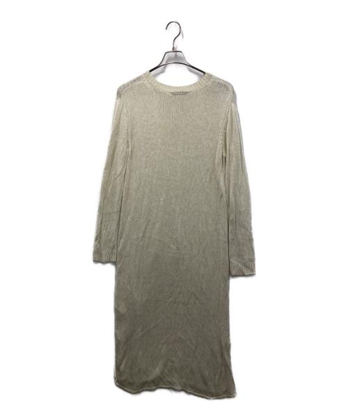 Donnah Mabel（ドナメイベル）Donnah Mabel (ドナメイベル) シャイニーニットワンピース ホワイト サイズ:Freeの古着・服飾アイテム