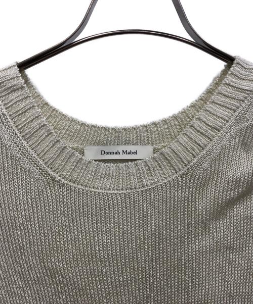 Donnah Mabel（ドナメイベル）Donnah Mabel (ドナメイベル) シャイニーニットワンピース ホワイト サイズ:Freeの古着・服飾アイテム