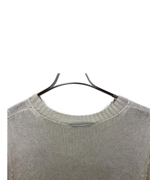 Donnah Mabel（ドナメイベル）Donnah Mabel (ドナメイベル) シャイニーニットワンピース ホワイト サイズ:Freeの古着・服飾アイテム