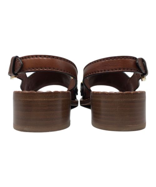 PRADA（プラダ）PRADA (プラダ) サンダル ブラウン サイズ:34 1/2の古着・服飾アイテム