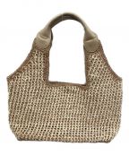 HELEN KAMINSKIヘレンカミンスキー）の古着「ラフィアトートバッグ」｜ベージュ
