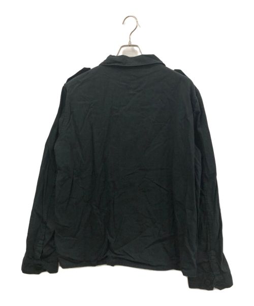 Non-type（ノンタイプ）Non-type (ノンタイプ) リネン混シャツ ブラック サイズ:Mの古着・服飾アイテム