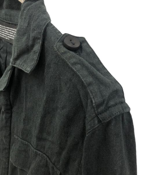 Non-type（ノンタイプ）Non-type (ノンタイプ) リネン混シャツ ブラック サイズ:Mの古着・服飾アイテム