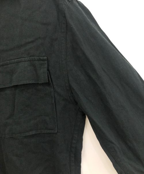 Non-type（ノンタイプ）Non-type (ノンタイプ) リネン混シャツ ブラック サイズ:Mの古着・服飾アイテム