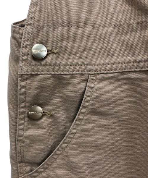 CarHartt（カーハート）CarHartt (カーハート) オーバーオール ベージュ サイズ:Sの古着・服飾アイテム