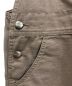 中古・古着 CarHartt (カーハート) オーバーオール ベージュ サイズ:S：4000円