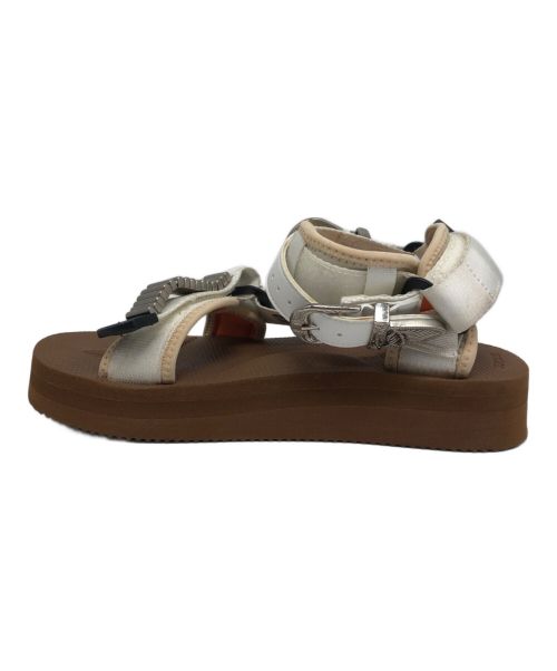 suicoke（スイコック）suicoke (スイコック) TOGA (トーガ) メタルサンダル ホワイト サイズ:24ｃｍの古着・服飾アイテム