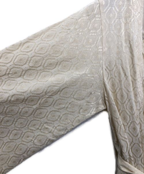 ETRE TOKYO（エトレトウキョウ）ETRE TOKYO (エトレトウキョウ) ジャガードロングガウン アイボリー サイズ:Sの古着・服飾アイテム