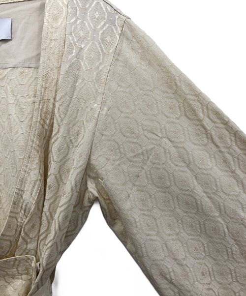 ETRE TOKYO（エトレトウキョウ）ETRE TOKYO (エトレトウキョウ) ジャガードロングガウン アイボリー サイズ:Sの古着・服飾アイテム