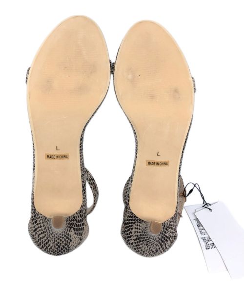 PLST（プラステ）PLST (プラステ) サンダル ベージュ サイズ:Ⅼ 未使用品の古着・服飾アイテム