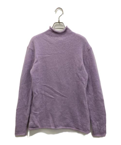 AALTO（アールト）AALTO (アールト) ウールブレンドニット パープル サイズ:36の古着・服飾アイテム