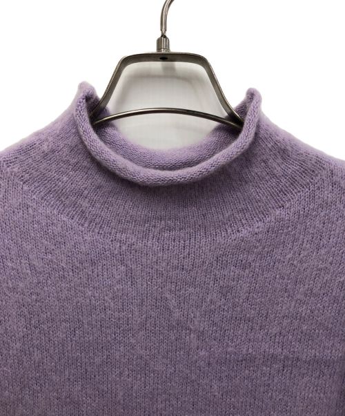 AALTO（アールト）AALTO (アールト) ウールブレンドニット パープル サイズ:36の古着・服飾アイテム