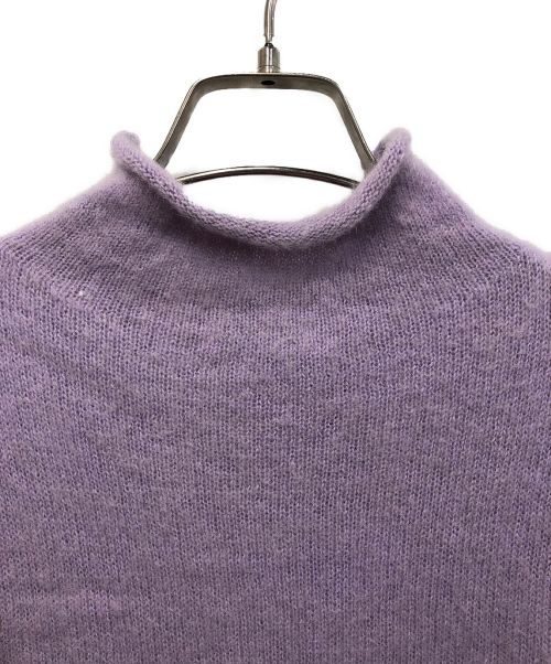 AALTO（アールト）AALTO (アールト) ウールブレンドニット パープル サイズ:36の古着・服飾アイテム