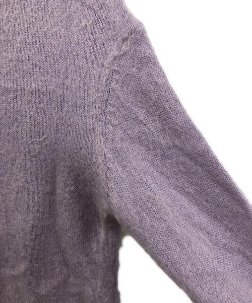 AALTO（アールト）AALTO (アールト) ウールブレンドニット パープル サイズ:36の古着・服飾アイテム