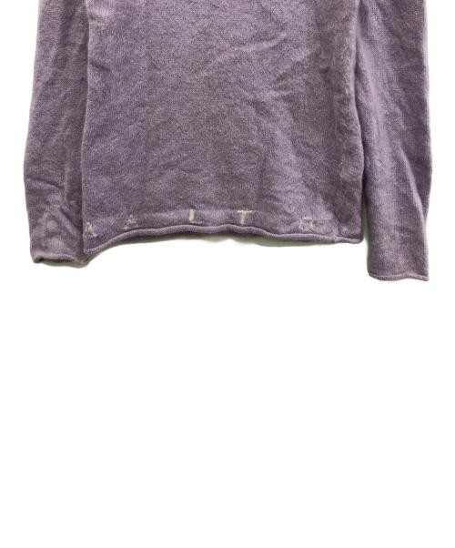 AALTO（アールト）AALTO (アールト) ウールブレンドニット パープル サイズ:36の古着・服飾アイテム