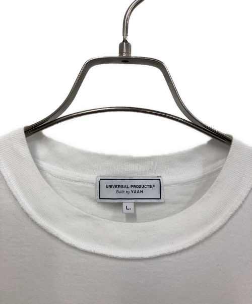 UNIVERSAL PRODUCTS.（ユニバーサルプロダクツ）UNIVERSAL PRODUCTS. (ユニバーサルプロダクツ) Tシャツ ホワイト サイズ:Ⅼの古着・服飾アイテム
