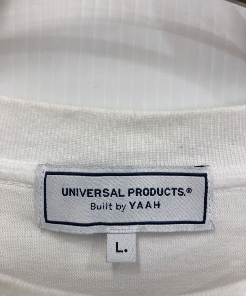 UNIVERSAL PRODUCTS.（ユニバーサルプロダクツ）UNIVERSAL PRODUCTS. (ユニバーサルプロダクツ) Tシャツ ホワイト サイズ:Ⅼの古着・服飾アイテム