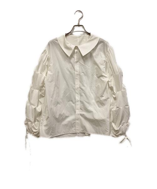 rosy monster（ロージーモンスター）rosy monster (ロージーモンスター) ボリュームスリーブブラウス ホワイト サイズ:SIZE Freeの古着・服飾アイテム