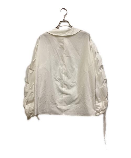 rosy monster（ロージーモンスター）rosy monster (ロージーモンスター) ボリュームスリーブブラウス ホワイト サイズ:SIZE Freeの古着・服飾アイテム