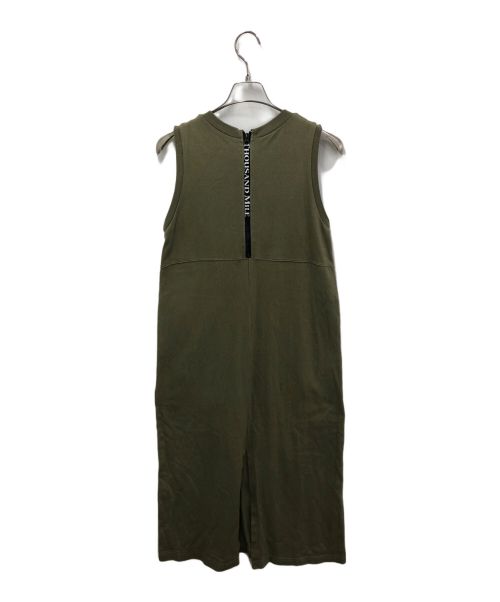 Thousand Mile（サウザンドマイル）Thousand Mile (サウザンドマイル) ノースリーブワンピース オリーブ サイズ:Ｆの古着・服飾アイテム