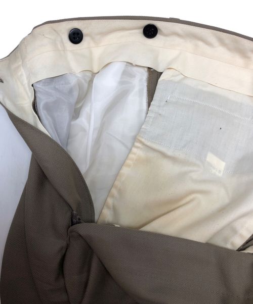 baams f（ビームスエフ）baams f (ビームスエフ) ウールセットアップスーツ ブラウン サイズ:90の古着・服飾アイテム